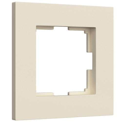 Рамка универсальная Werkel Slab 1-м. айвори матовый																														 картинка